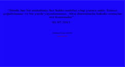 Desktop Screenshot of mehmetizzetaslin.com
